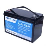 出厂价深循环太阳能房车房车船用 12 伏锂离子电池 12V 100ah LiFePO4 电池