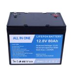 Lifepo4 锂离子电池 12v 80Ah