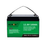 工厂定制电源 12V 100AH LiFePO4 磷酸铁锂深循环汽车电池船用太阳能房车电池