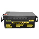 可定制的电动汽车12V Lifepo4电池12.8v 200ah具有2000次循环寿命lifepo4电池