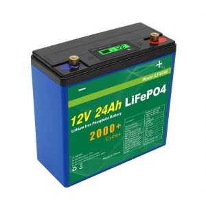 太阳能深循环24v 48v 24ah Lifepo4电池组UPS 12v 24ah电池