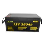 最受欢迎的最佳太阳能电池组12V 250Ah LiFePO4锂离子电池