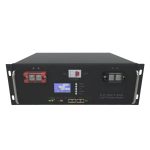 6000 次循环 48V 100Ah 5Kwh RS48 LiFePo4 太阳能电池带 5U 机柜