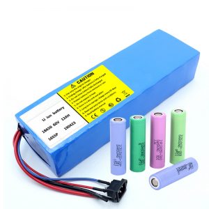 锂电池18650 60V 12AH锂离子可充电踏板车电池组